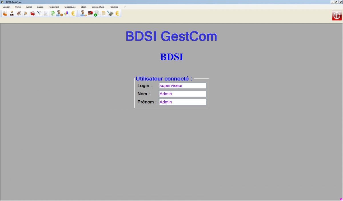 BDSI.tn logiciel de gestion commerciale page d'acceuil